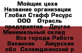 Мойщик цеха › Название организации ­ Глобал Стафф Ресурс, ООО › Отрасль предприятия ­ Другое › Минимальный оклад ­ 18 000 - Все города Работа » Вакансии   . Амурская обл.,Селемджинский р-н